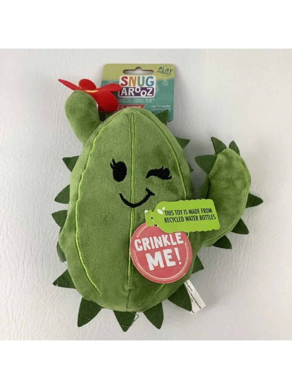 SnugArooz Chloe the Cactus Plush Stuffed Dog Toy MP - PP 6